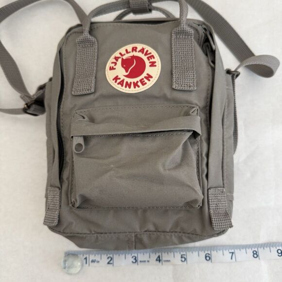 Fjallraven Kanken Mini Sling Bag Cross Body Bag Light Gray Fog 23797 - Picture 5 of 10
